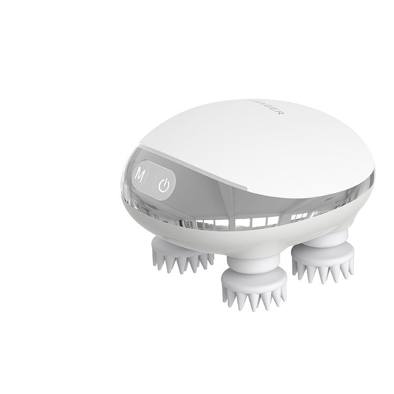 Electric Handheld Scalp Massager with Heating Function