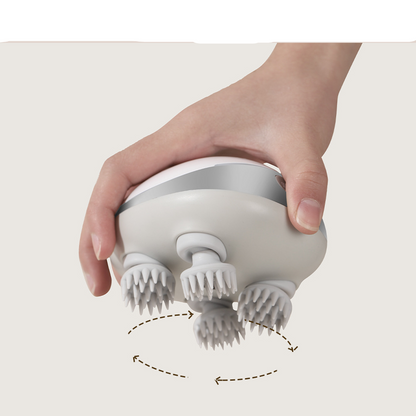 Electric Handheld Scalp Massager with Heating Function
