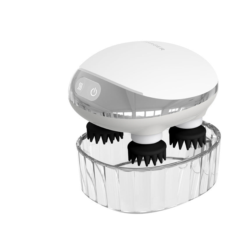 Electric Handheld Scalp Massager with Heating Function
