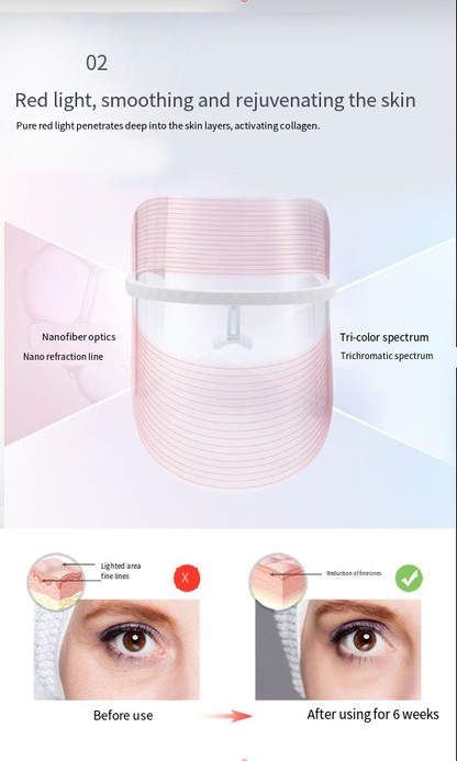 LED Beauty Mask – Light Therapy Face Mask for At-Home Skincare
