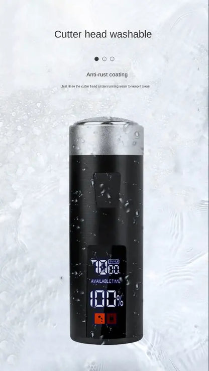 Mini Electric Shaver - Rechargeable Travel Size