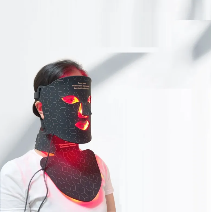 Glow Renew Photon Rejuvenation LED Beauty Mask – 7-Color Light Therapy Face Mask