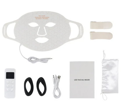Glow Renew Photon Rejuvenation LED Beauty Mask – 7-Color Light Therapy Face Mask