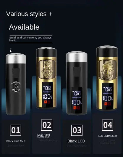 Mini Electric Shaver - Rechargeable Travel Size