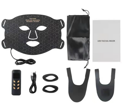 Glow Renew Photon Rejuvenation LED Beauty Mask – 7-Color Light Therapy Face Mask