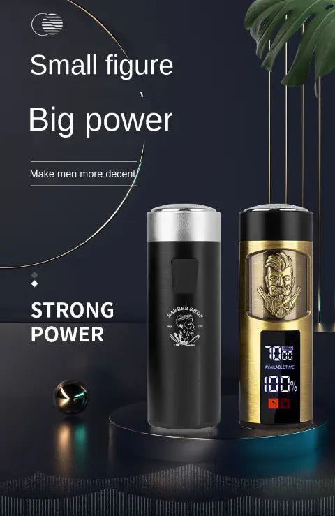 Mini Electric Shaver - Rechargeable Travel Size
