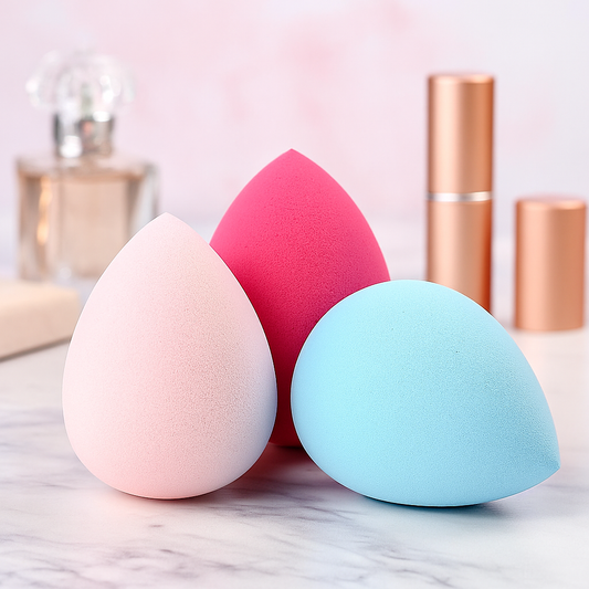 2 Piece Water Drop Makeup Sponge Blender