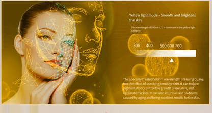 Glow LED Beauty Mask – 7-Color Light Therapy Face Mask for At-Home Skincare