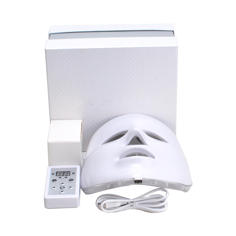 7-Color LED Beauty Mask – Light Therapy Facial Mask for At-Home Skincare