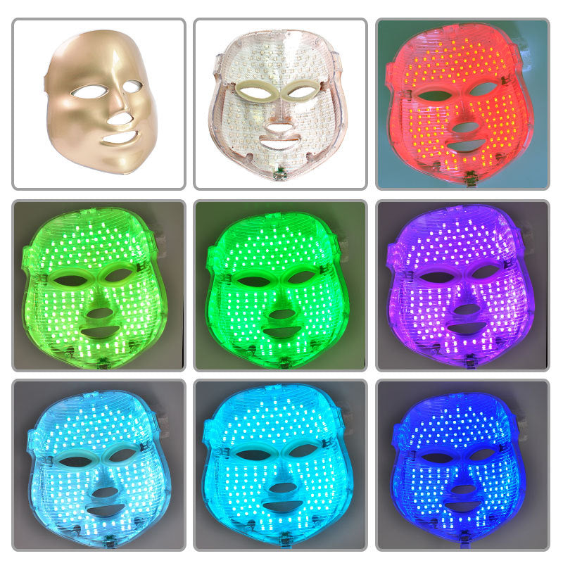 7-Color LED Beauty Mask – Light Therapy Facial Mask for At-Home Skincare