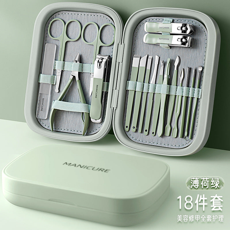 Luxury Stainless Steel Nail Clipper Set with Pliers