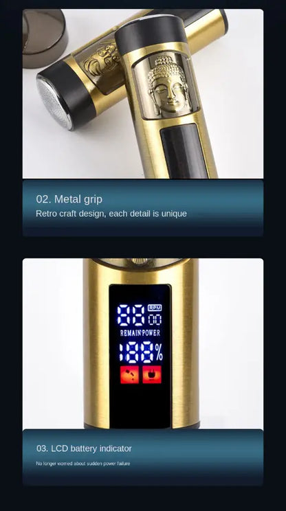 Mini Electric Shaver - Rechargeable Travel Size
