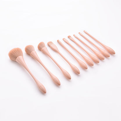 High-End Pink Makeup Brush Set and Tools