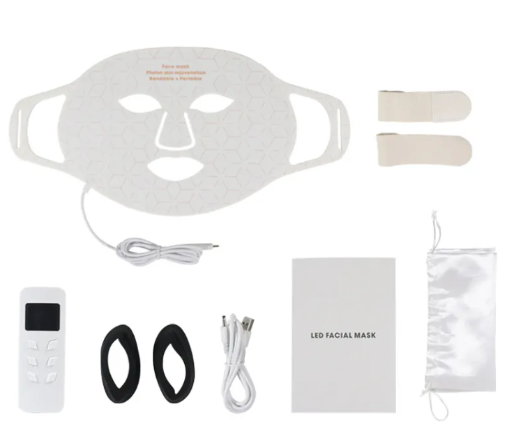 Glow Renew Photon Rejuvenation LED Beauty Mask – 7-Color Light Therapy Face Mask