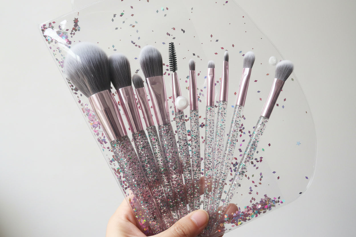 10-Piece Makeup Brush Set for Beauty and Blending